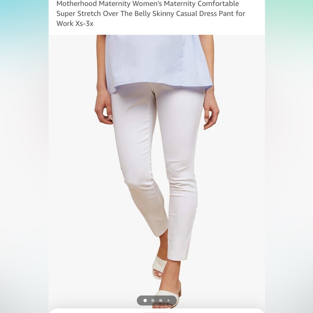 NWT XS Motherhood Maternity white
Super Stretch Over The Belly Skinny Pant